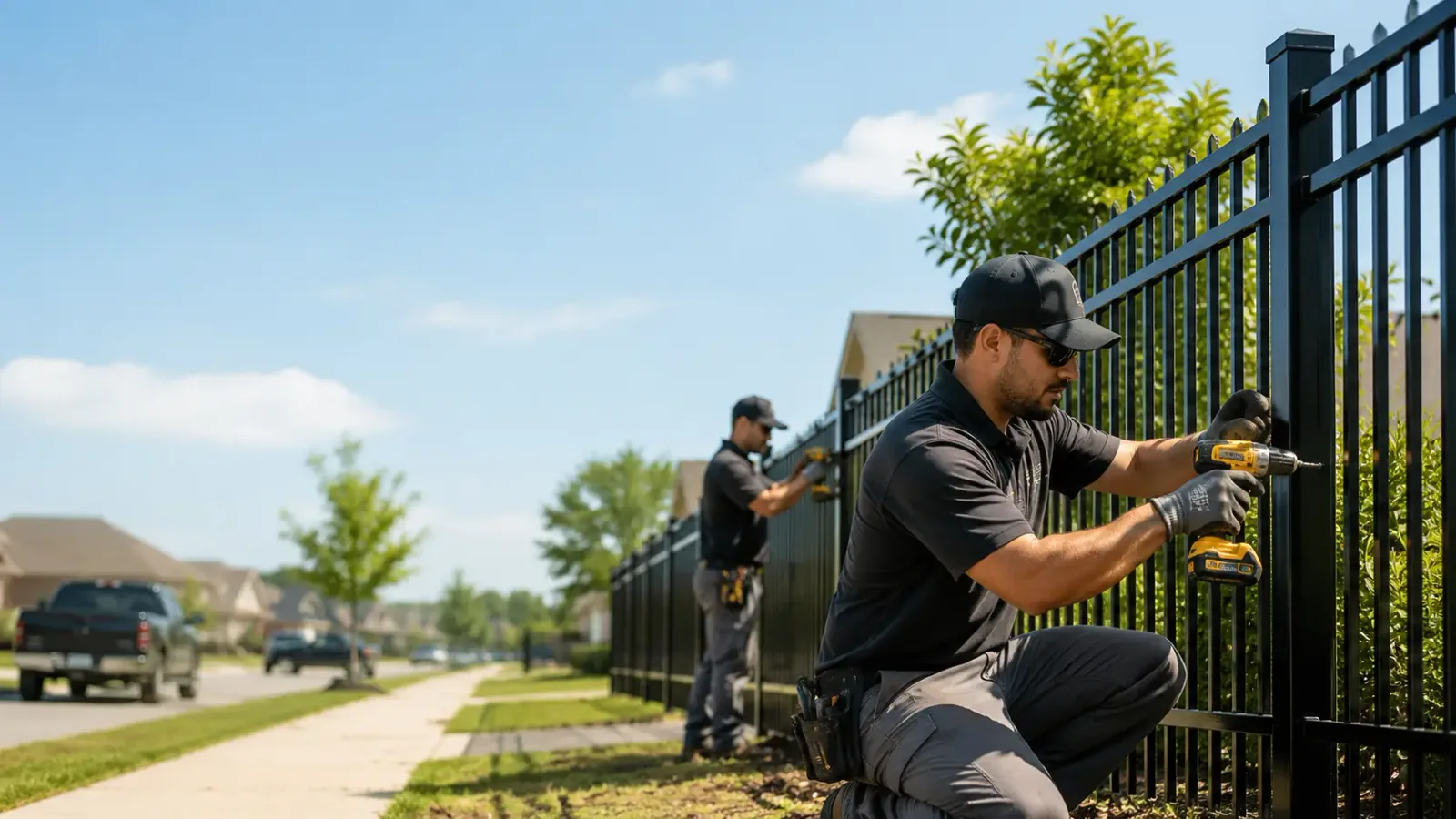 Metal Fence Installation in Morehead City, NC